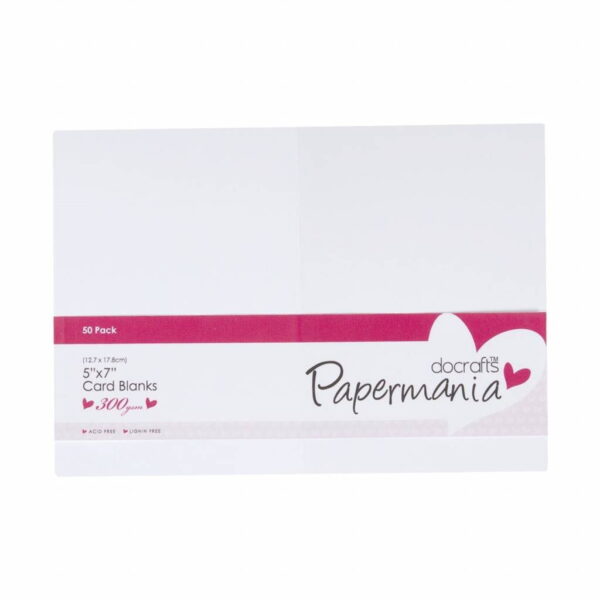 PMA 150630 Papermania Cards Envelopes 5x7 White 50pk