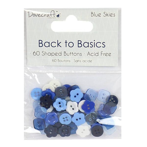 Knappar av plast - Dovecraft - Back To Basics - "Blue Skies"