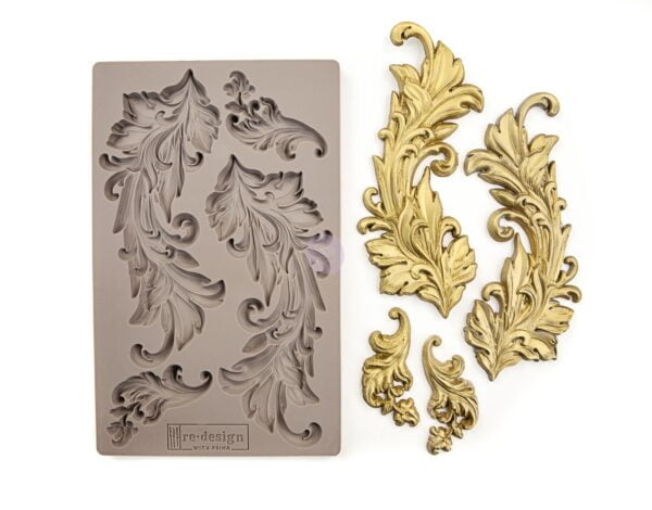 635725 re design with prima baroque swirls 5x8 inch mould