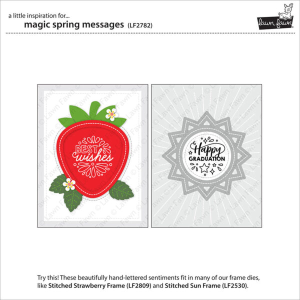 LF2782 lawn fawn magic spring messages clear stamps 2