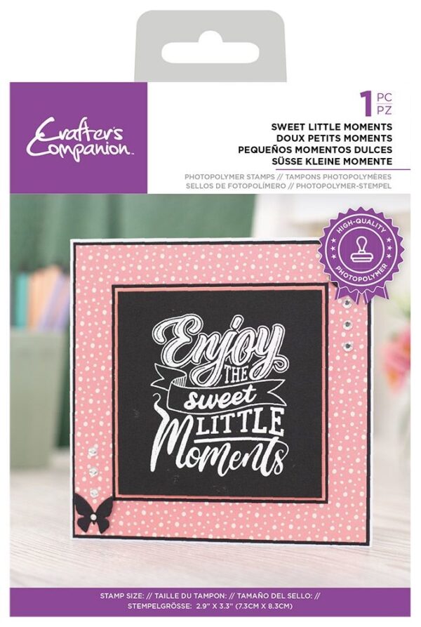CC STP SWLM crafters companion sweet little moments clear stamp