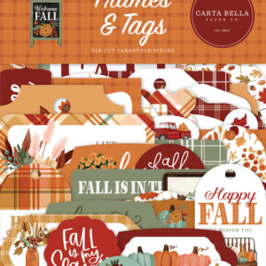 Carta Bella Frames & Tags Die cuts - Welcome Fall