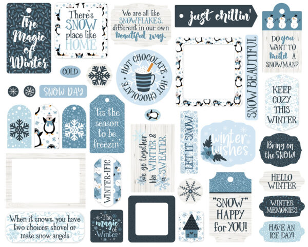 MOW291025 echo park the magic of winter frames tags 3