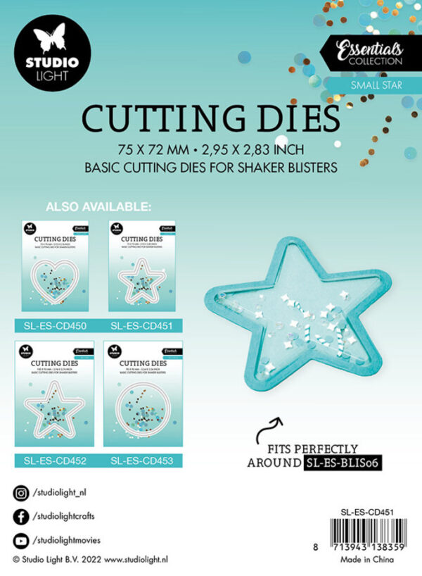 SL ES CD451 studio light small star essentials cutting dies 2