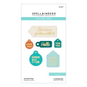 Spellbinders Assorted Tags Etched Dies