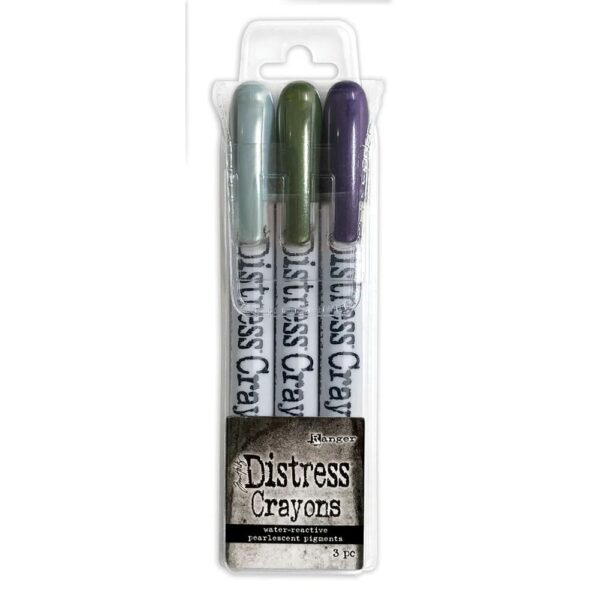 TSHK84358 tim holtz distress pearl crayons halloween set 6 3pcs