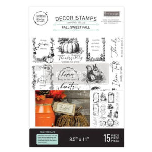 671419 re design with prima fall sweet fall 85x11 inch decor clear stamps