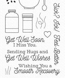 CS 840 my favorite things feel better clear stamps