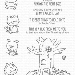 JB 017 my favorite things treehouse hugs clear stamps