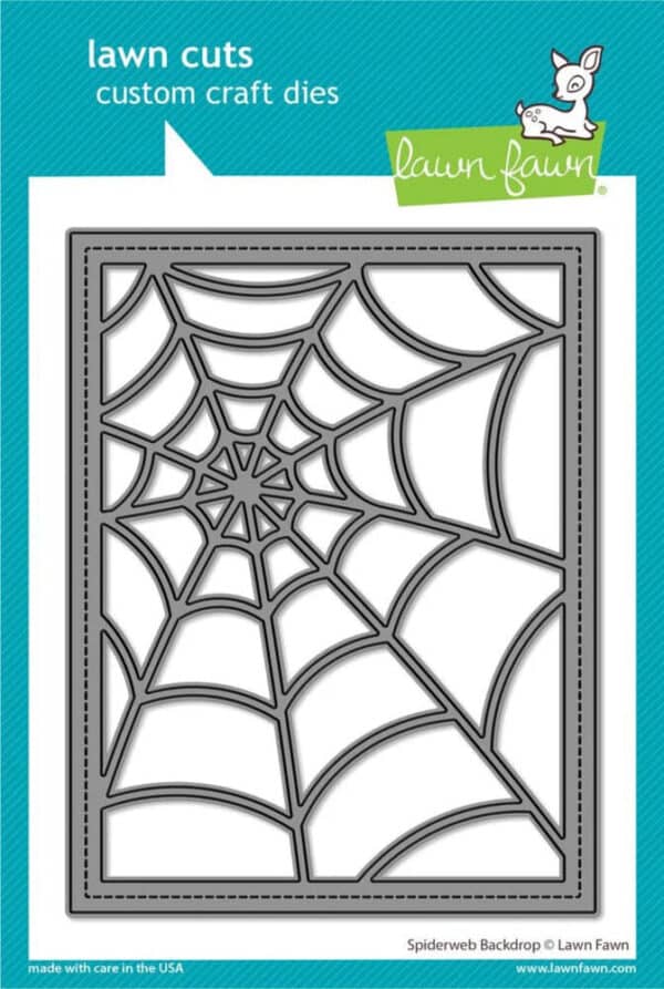 LF3523 lawn fawn spiderweb backdrop lawn cuts dies