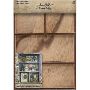 TH93794 idea ology tim holtz vignette divided box