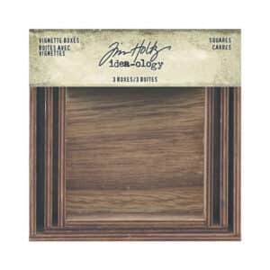 TH94242 idea ology tim holtz vignette boxes squares