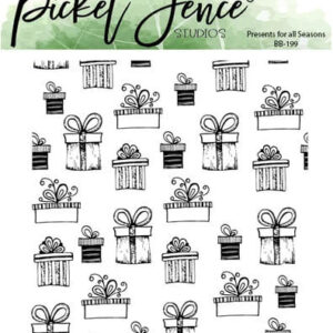 BB 199 picket fence studios presents for all seasons 4x4 clear stamp