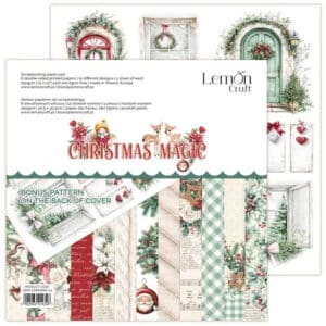 LEM CHRISMA 01 lemoncraft christmas magic 12x12 inch paper pad