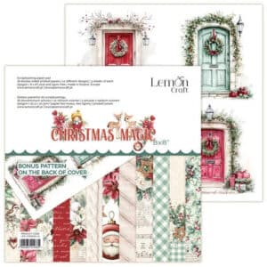 LEM CHRISMA 02 lemoncraft christmas magic 8x8 inch paper pad