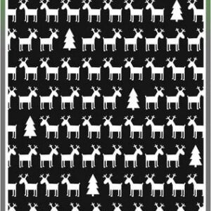 SC 420 picket fence studios reindeer games 6x8 inch stencil