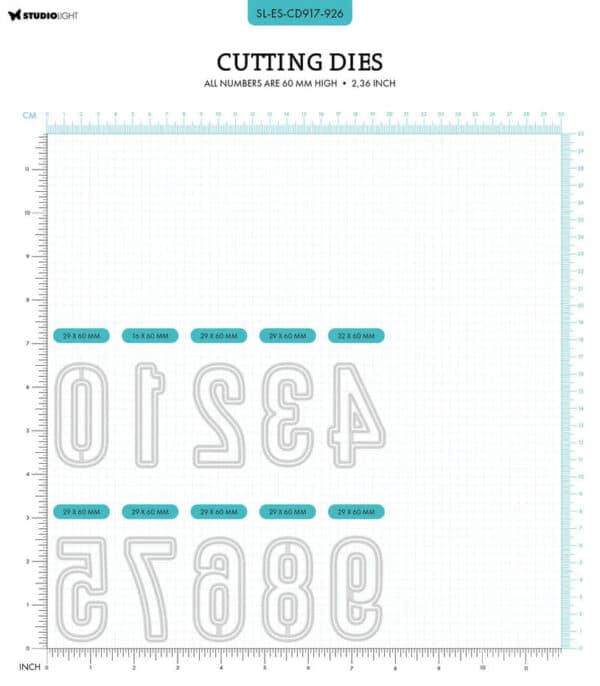 SL ES CD918 studio light cutting die number 1 essentials 3