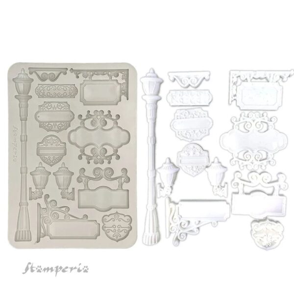 Stamperia Art of Travelling A5 Silicon Mould Plates - Bild 2