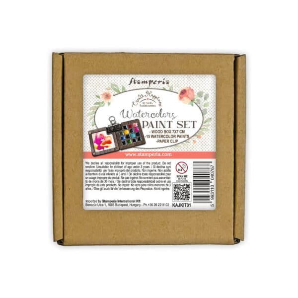 Stamperia Create Happiness Watercolors Paint Set (15pcs) - Bild 2