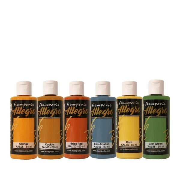 Stamperia Art of Travelling Allegro Paint Kit (6pcs)