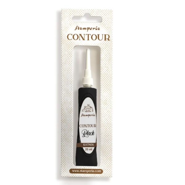 Stamperia Create Happiness Contour Liner Black 20ml