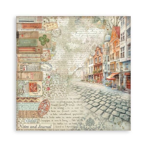 Stamperia Art of Travelling 12x12 Inch Paper Pack Maxi (Single Face) - Bild 2
