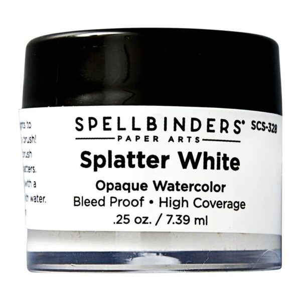 Spellbinders Splatter White Opaque Watercolor 0.25 oz