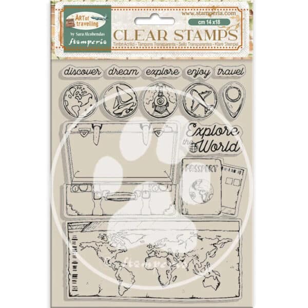 Stamperia Art of Travelling Clear Stamps