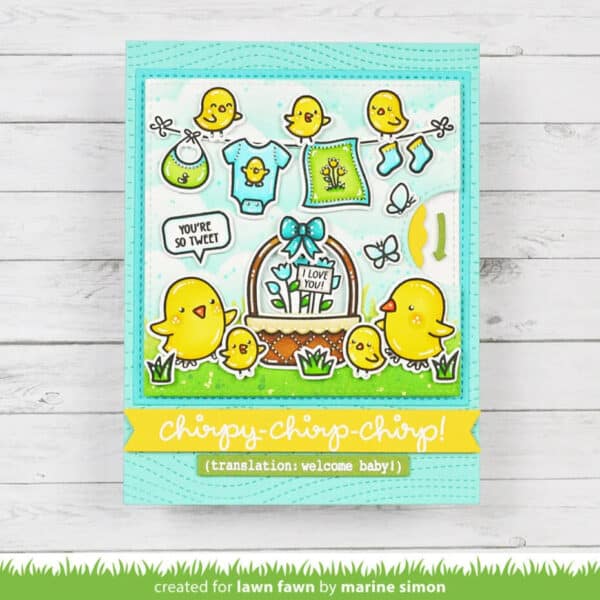 Lawn Fawn Clear Stamps Spring Basket - Bild 3