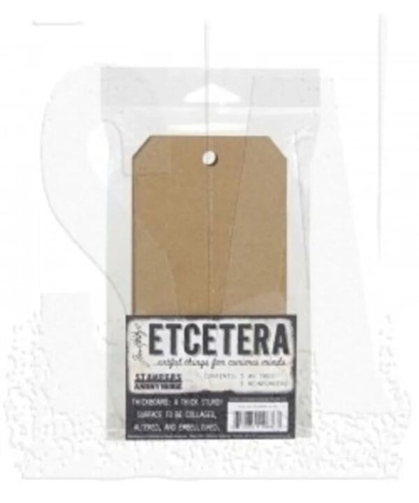 Tim Holtz Etcetera Chipboard #8 Tag