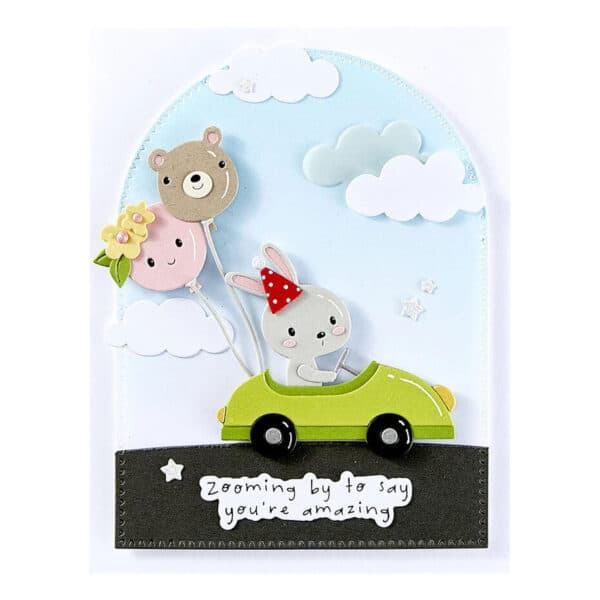 Spellbinders Little Smiles Sentiments BetterPress Plate & Die Set - Bild 3
