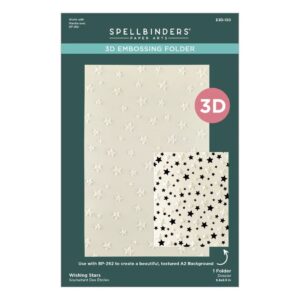 Spellbinders Wishing Stars 3D Embossing Folder