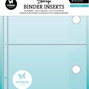 Studio Light Essential Storage Binder Inserts A6+ Insert (5pcs)