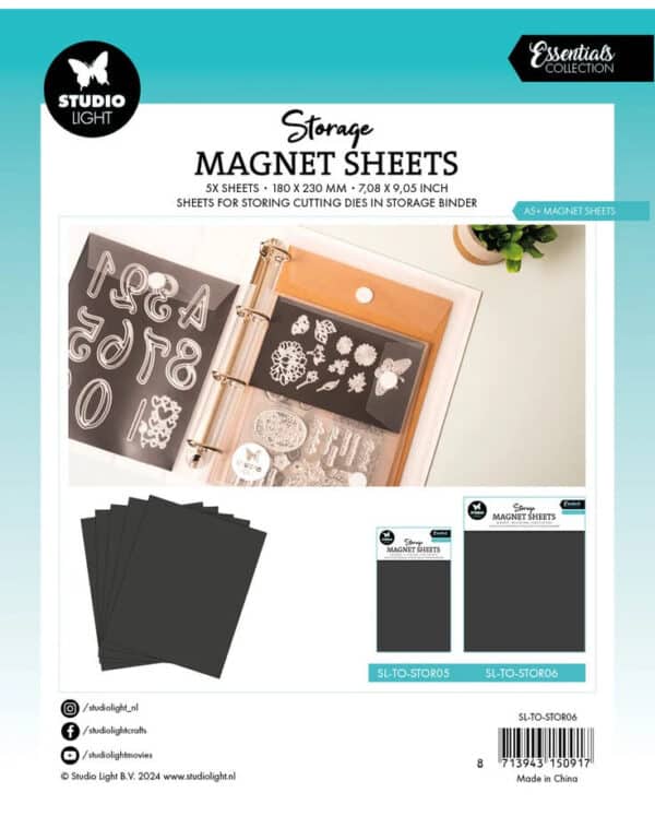 Studio Light Essential Storage Magnet Sheets A5+ Magnetic Sheets (5pcs) - Bild 2