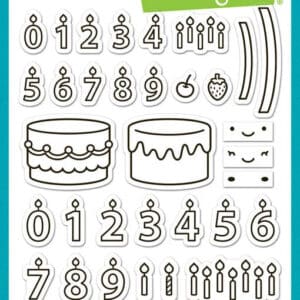 Lawn Fawn Clear Stamps Cake It Easy