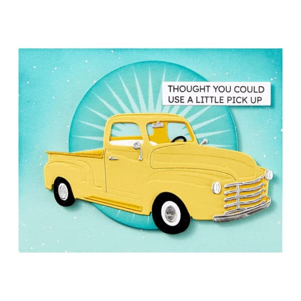 Spellbinders Classic Road Legends Etched Dies Timeless Truck - Bild 3