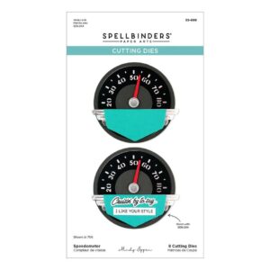 Spellbinders Classic Road Legends Etched Dies Speedometer