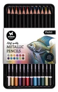 Studio Light Artist Quality Metallic Pencils  (12pcs)