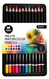 Studio Light Artist Quality Watercolor Pencils (12pcs)