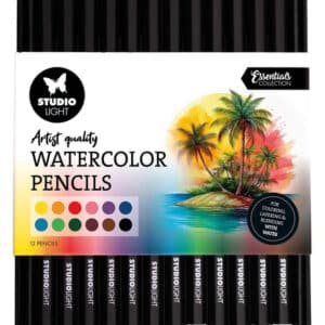 Studio Light Artist Quality Watercolor Pencils (12pcs)