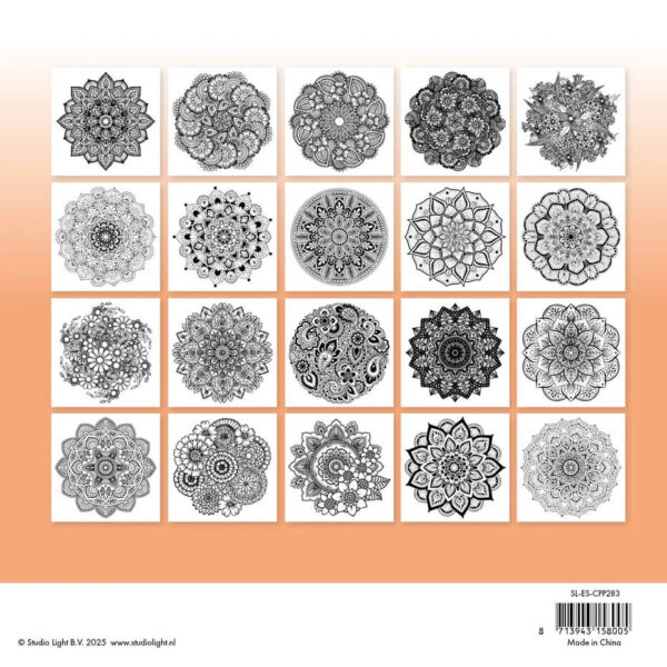 Studio Light Essentials Mandala 8x8 Inch Coloring Pages - Bild 2