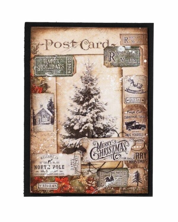Studio Light Happy Holidays A7 Essentials Mini Paper Pad - Bild 3