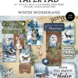 Studio Light Winter Wonderland A7 Essentials Mini Paper Pad