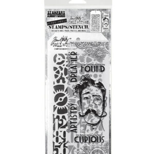 Tim Holtz Mixed Media Stamps and Stencil Set Observations