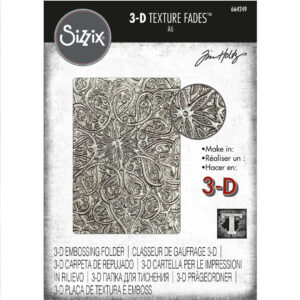 Sizzix 3D Texture Fades Embossing folder by Tim Holtz Engraved