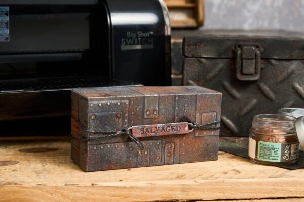 Sizzix 3D Texture Fades by Tim Holtz A5 Foundry Large - Bild 3