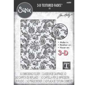 Sizzix 3D Texture Fades by Tim Holtz A5 Botanical Large