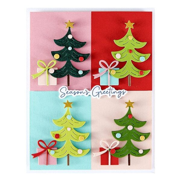 Spellbinders Wonderland Plate & Die Set Merry Messages - Bild 3