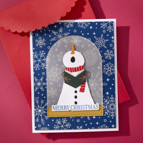 Spellbinders Wonderland BetterPress Plate Snowfall Shimmer - Bild 3