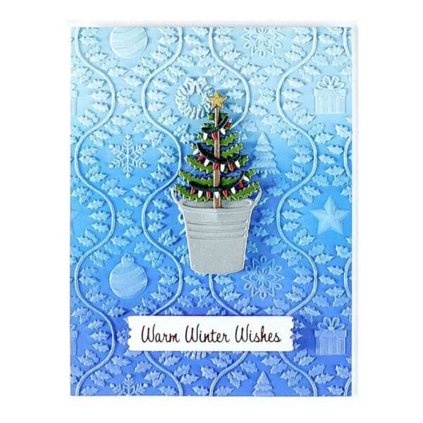 Spellbinders 3D Embossing Folder Country Christmas - Bild 3